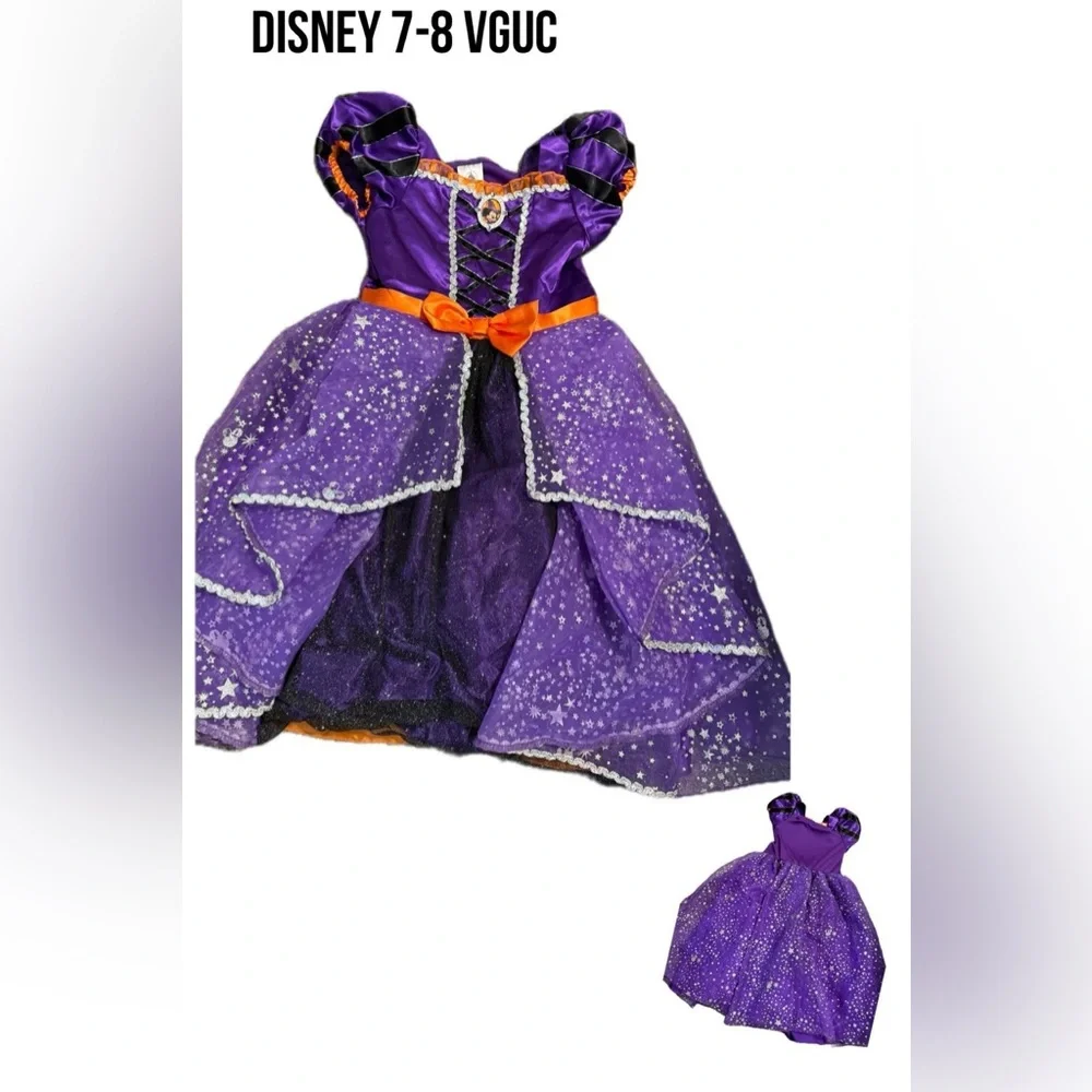 Disney 7-8 Minnie Mouse witch costume dress - Picture 2 of 2